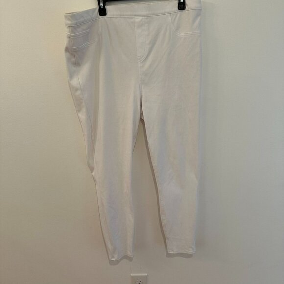 SPANX WHITE JEGGINGS WOMENS SIZE 3XL - Picture 3 of 6